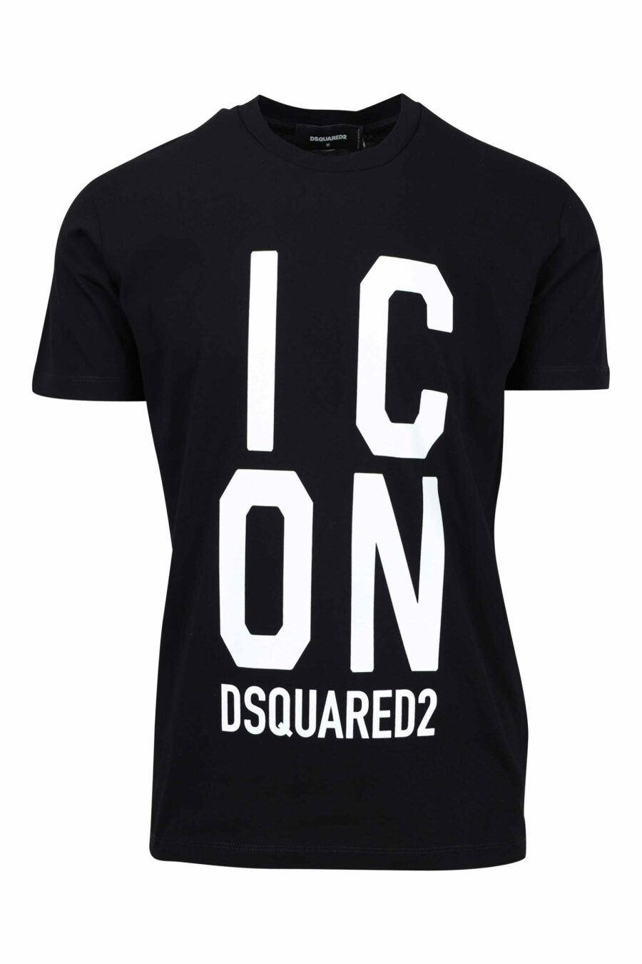 T-shirt noir avec maxilogo "icon" carré - 8052134981047 scaled