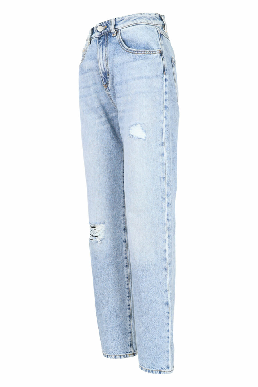 Pantalon en denim bleu "bella" avec minirotos - 8052691165867 1 échelle