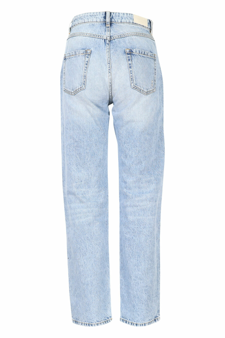 Blue denim trousers "bella" with minirotos - 8052691165867 2 scaled