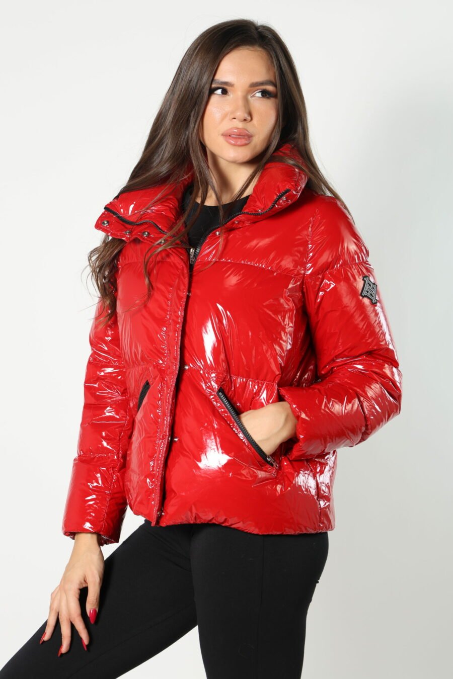 Red bomber jacket "gloss" - 8052865435499 268 scaled