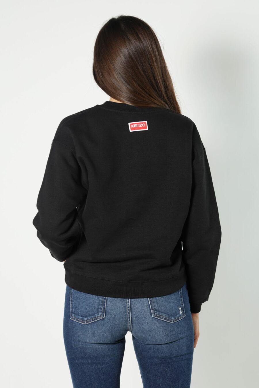 Black sweatshirt with "boke flower" logo - 8052865435499 348 scaled