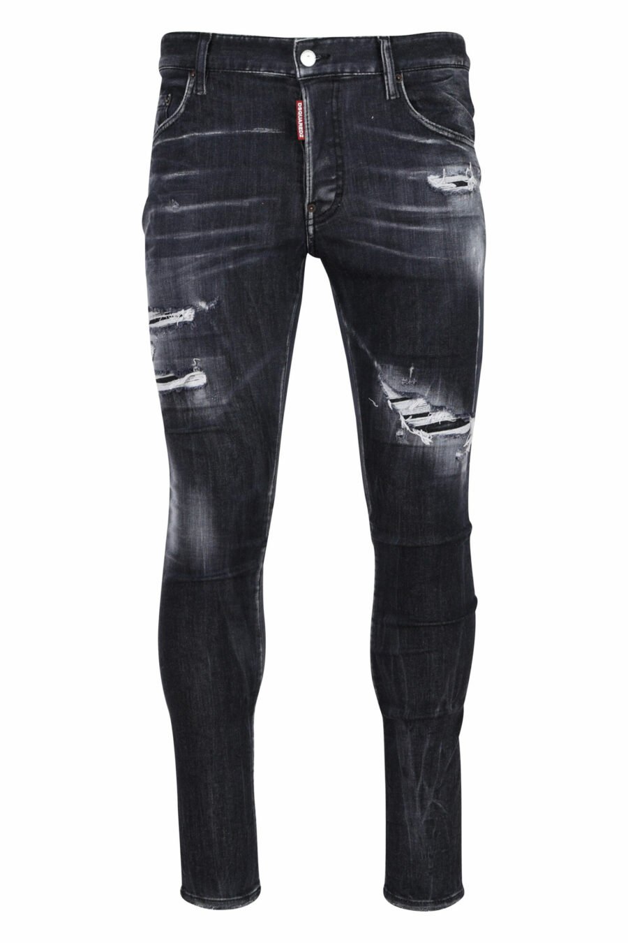 Super twinkey jeans black semi-worn and ripped - 8054148103088 scaled