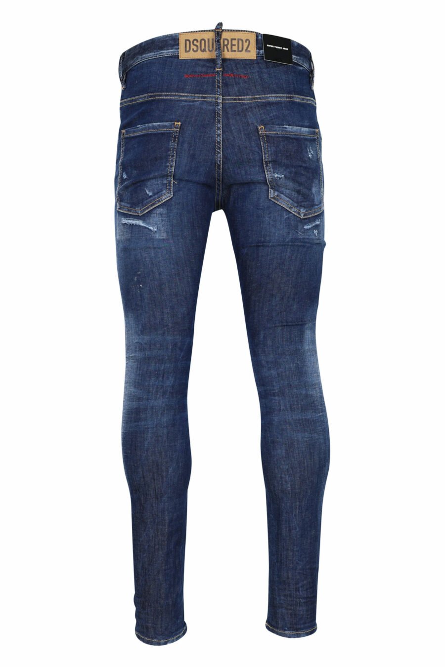 Blue "super twinky jean" jeans with rips and frayed - 8054148106201 2 scaled