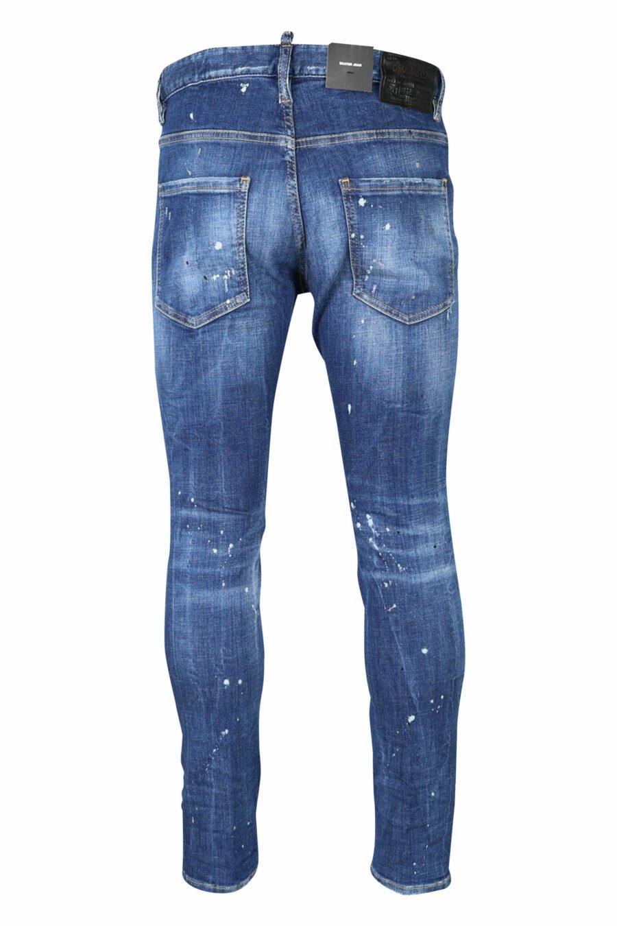Jeans "super twinkey jean" blue frayed with black ripped - 8054148124328 2 scaled