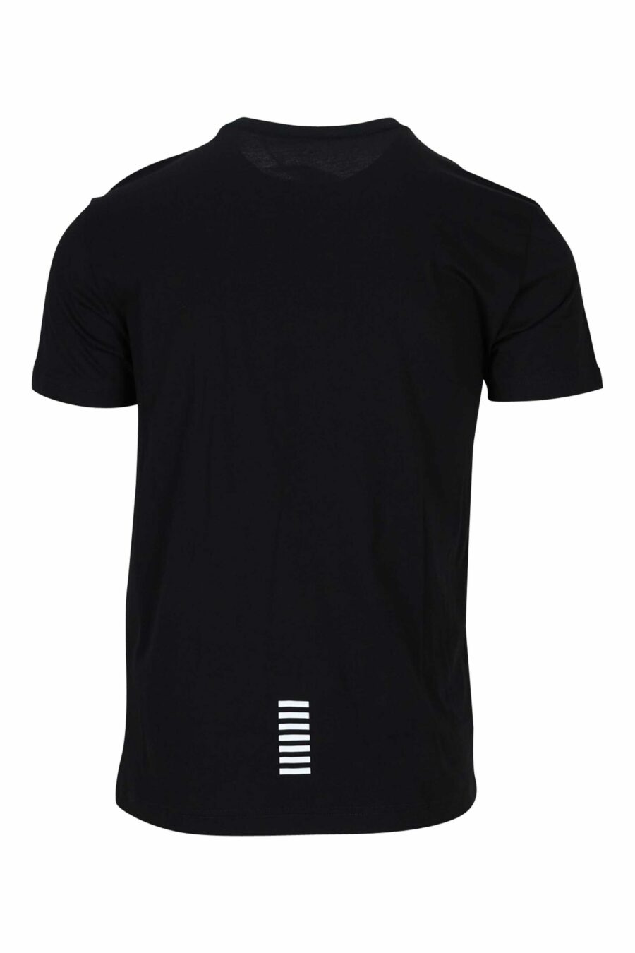 Camiseta negra con minilogo degradé "lux identity" blanco - 8055187167147 1 scaled