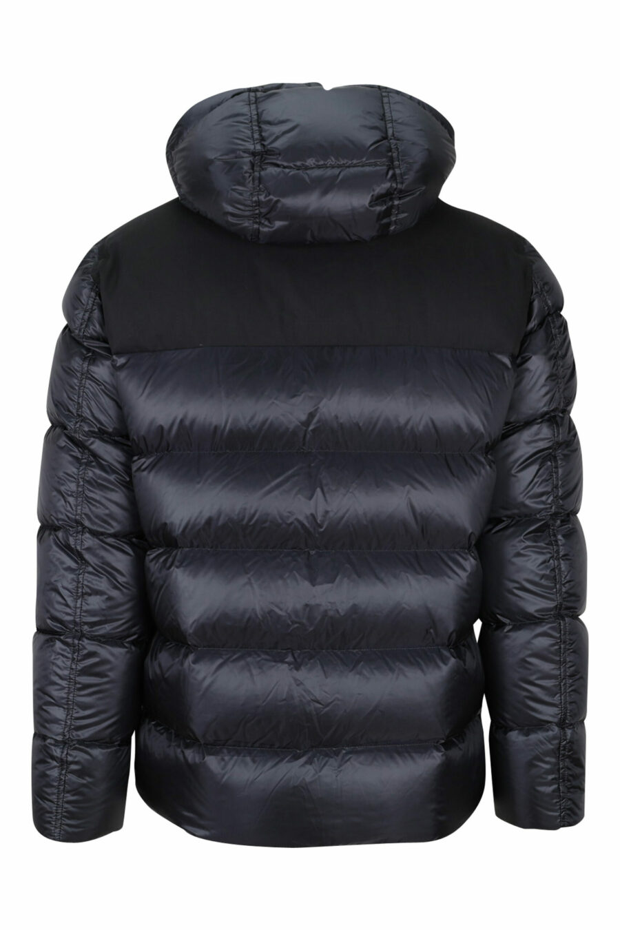 Black mix jacket with hood - 8055721704395 2 scaled