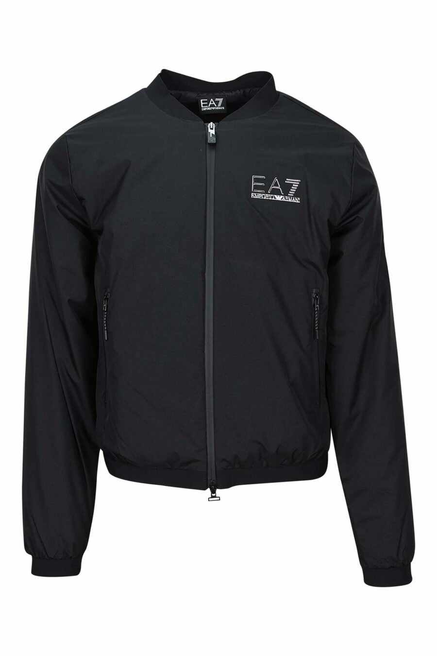 Schwarze Jacke mit "lux identity" Minilogo und seitlichem Logo - 8056787938434 skaliert