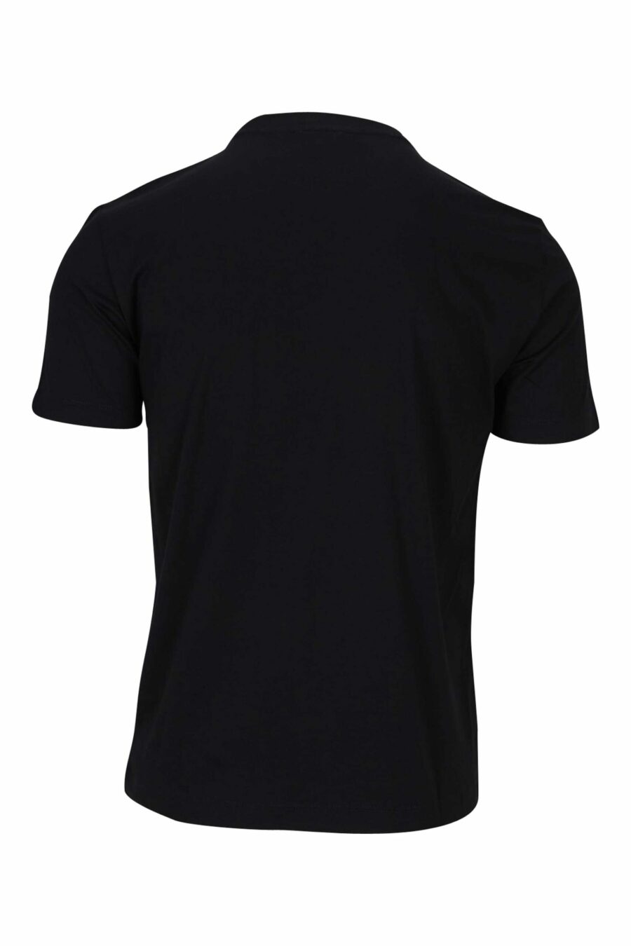 Black T-shirt with "lux identity" maxilogo in grey - 8056787953321 1 scaled
