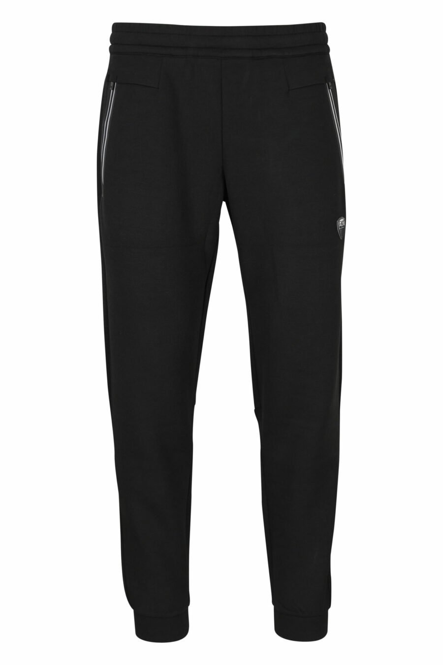 Tracksuit bottoms black with mini logo shield "lux identity" - 8056787978737 scaled