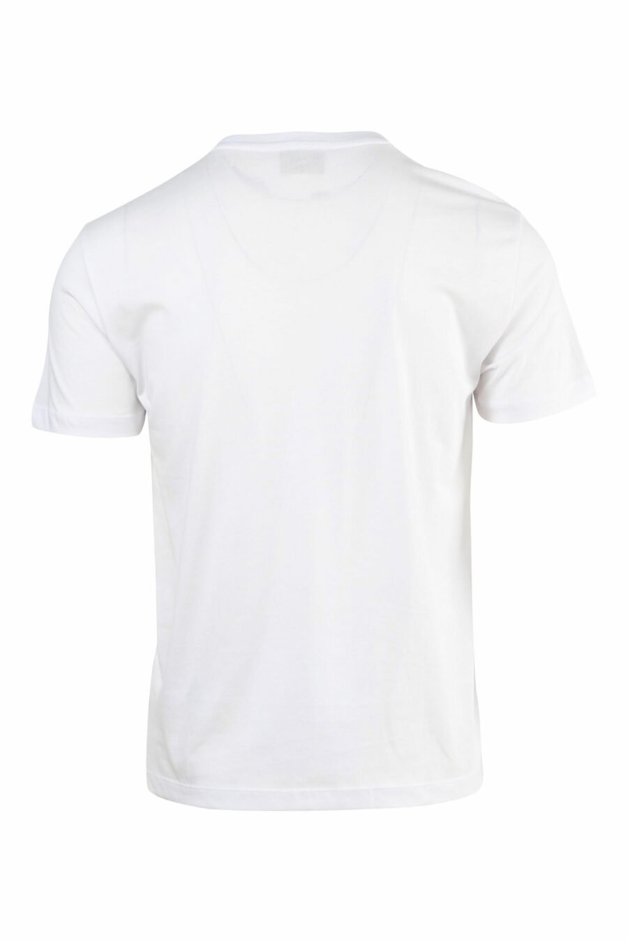 Weißes T-Shirt mit goldenem "lux identity"-Mini-Logo - 8057767515720 skaliert