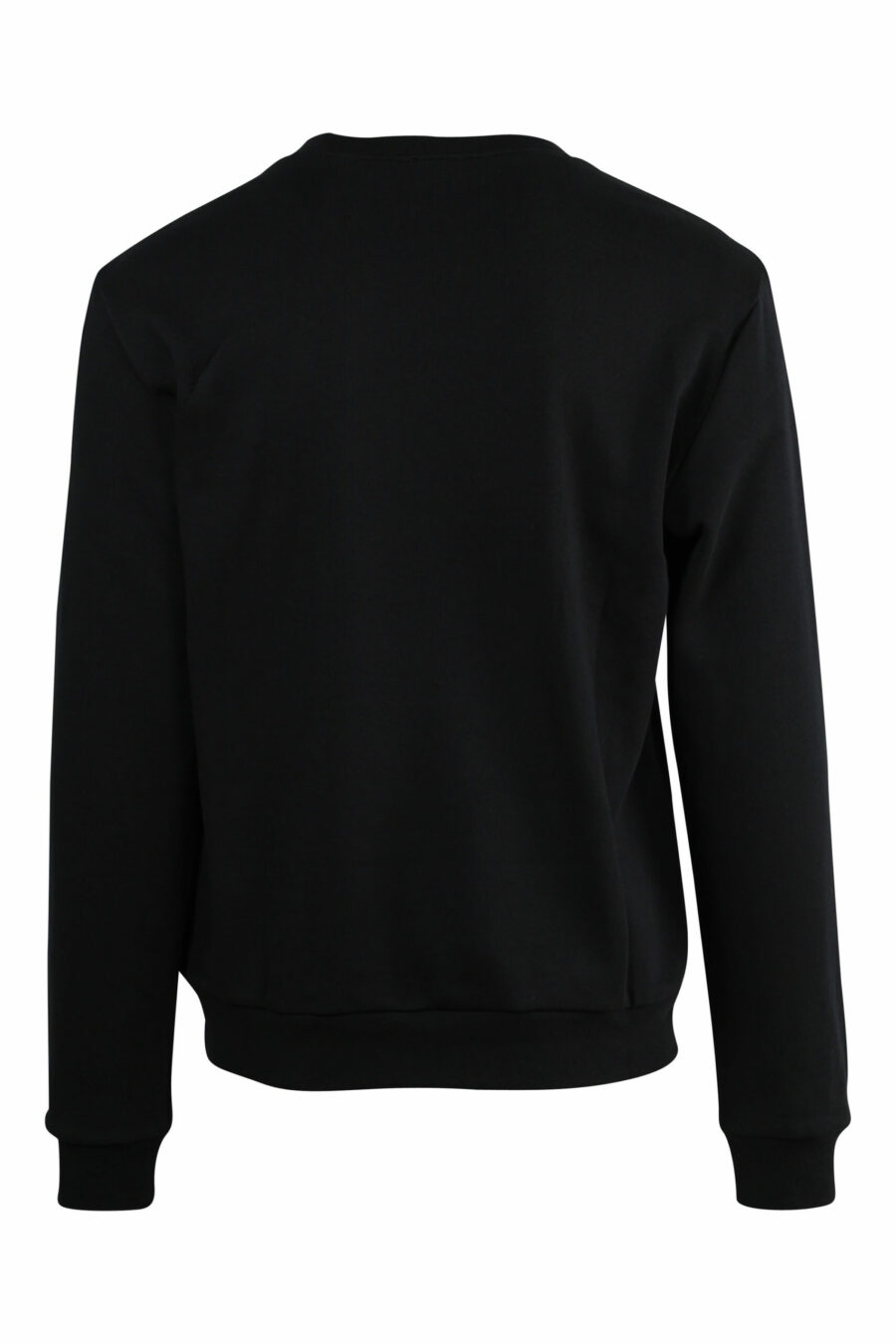 Sweatshirt noir avec maxilogo blanc "lux identity" - 8057767667085 scaled