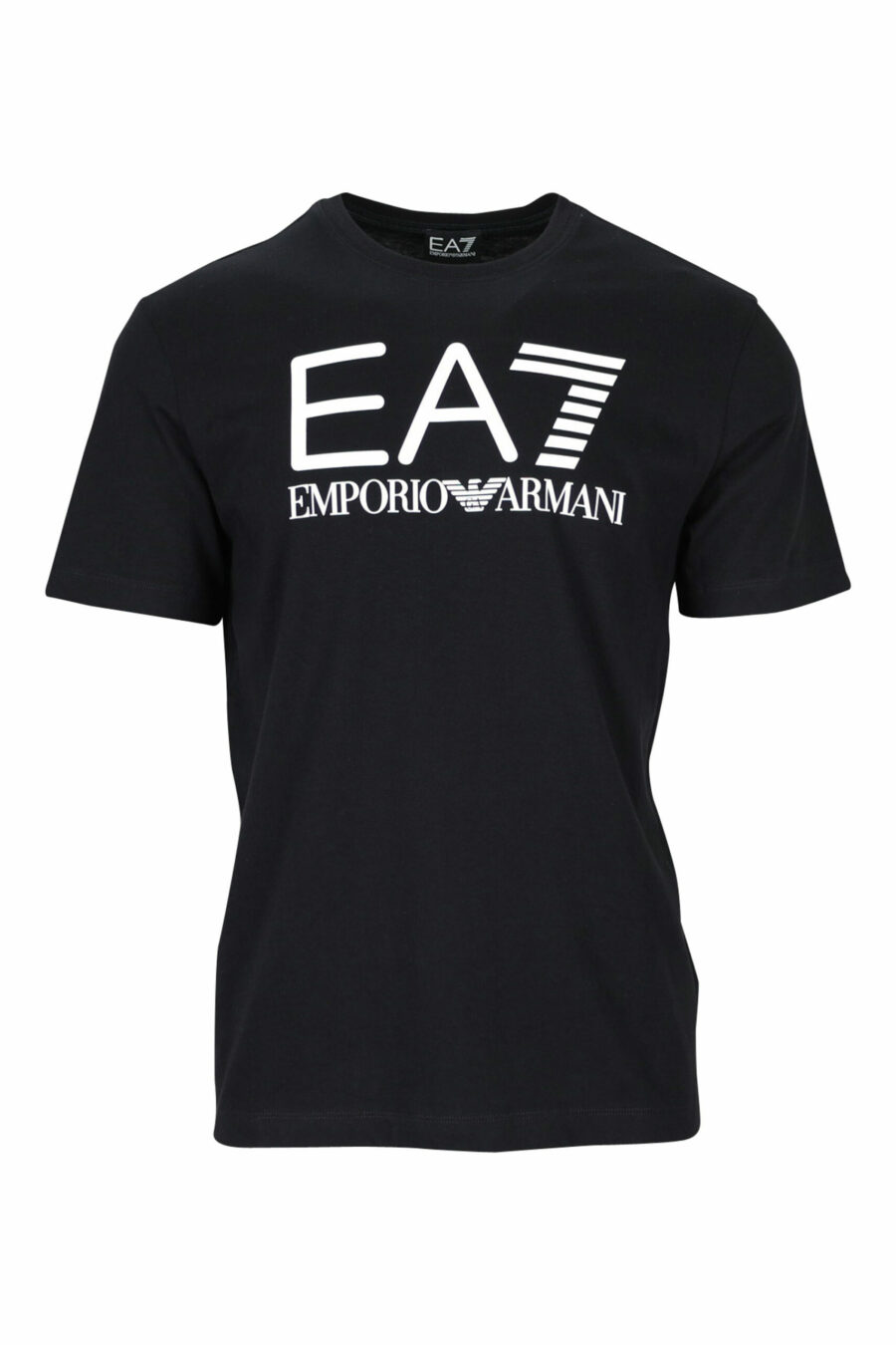EA7 - Camiseta negra con maxilogo 
