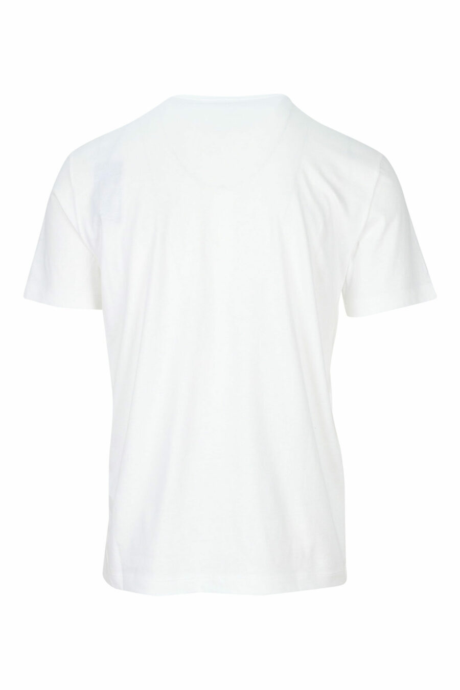 Weißes T-Shirt mit schwarzem Maxilogo "lux identity" - 8057767688486 1 skaliert