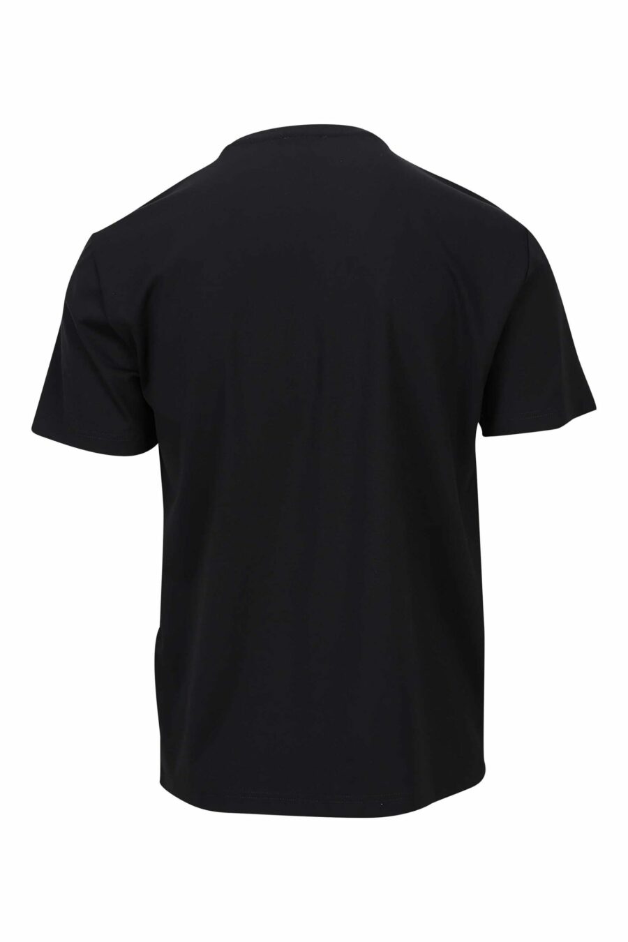 Camiseta negra con maxilogo monocromático "lux identity" - 8057767688646 1 scaled