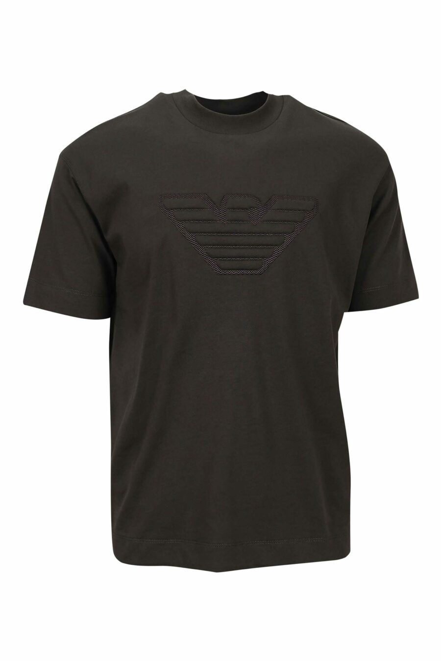 Militärgrünes T-Shirt mit monochromem Adler-Maxilogo - 8057970433323 skaliert