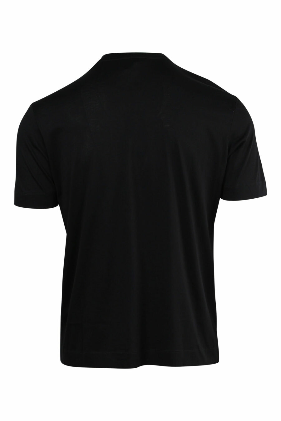 Black T-shirt with embossed eagle maxilogo - 8057970433729 1 scaled