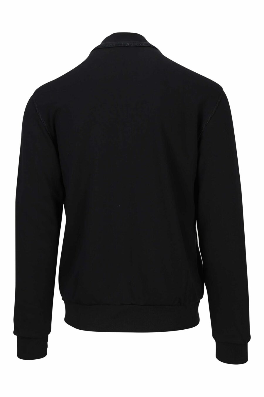 Schwarzes Sweatshirt mit Reißverschluss und Logo-Label "lux identity" - 8059823227899 3 skaliert