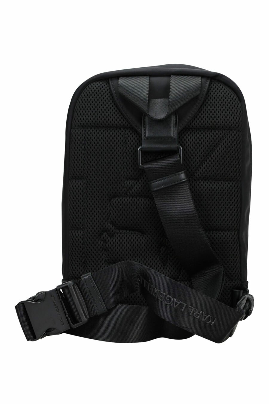 Black crossbody bag with mini-logo "kar" - 8720744411048 2 scaled