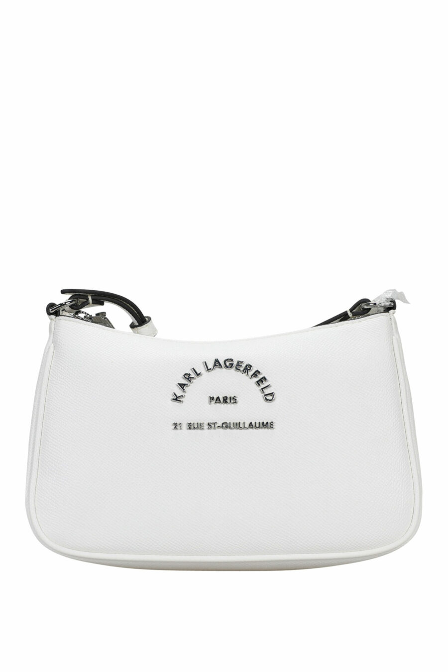 White shoulder bag with mini-logo "rue st guillaume" - 8720744417071 scaled