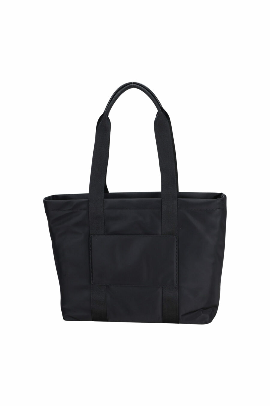 Black nylon tote bag with mini logo "karl" - 8720744417651 2 scaled