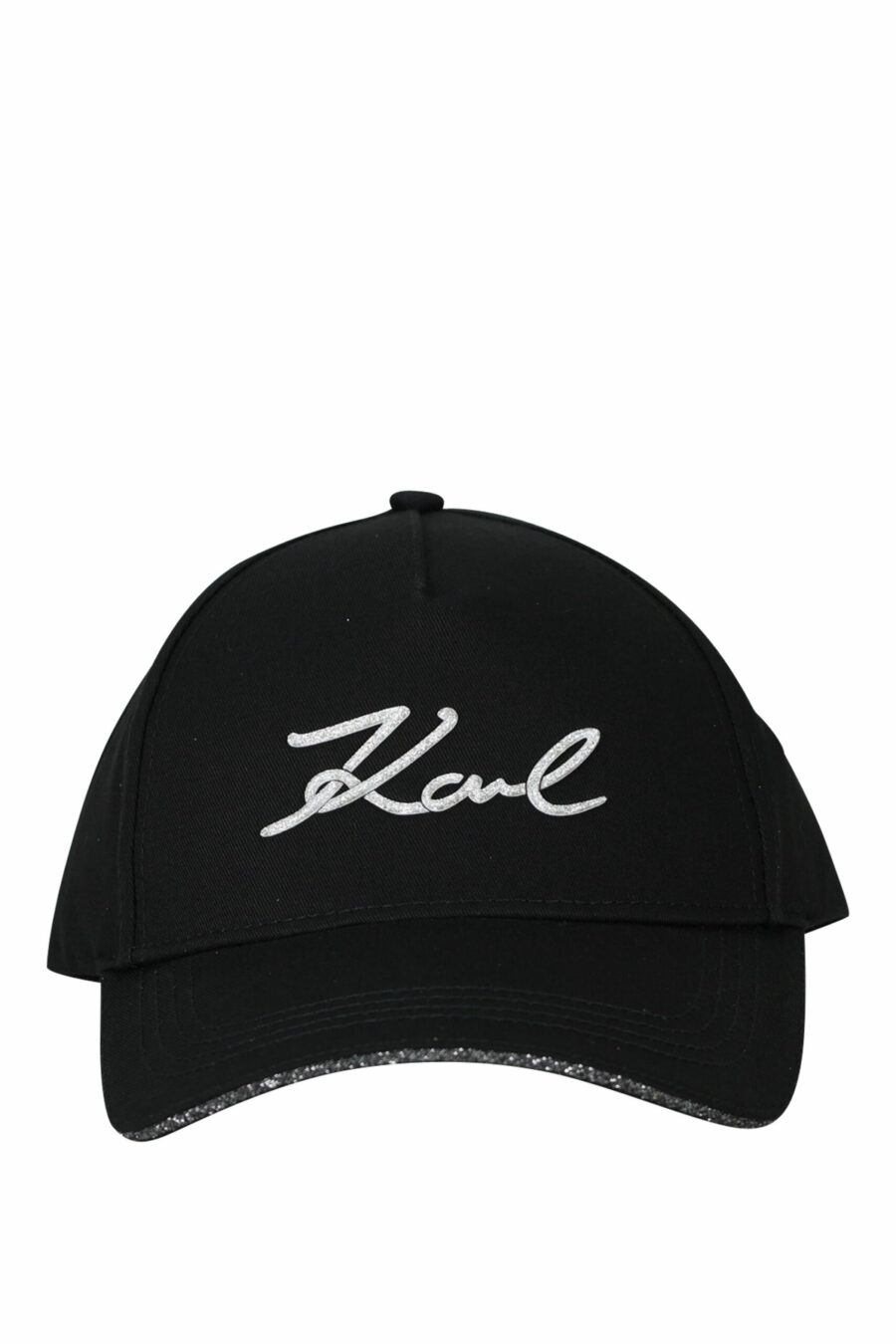 Gorra negra con logo "signature" - 8720744418085 scaled