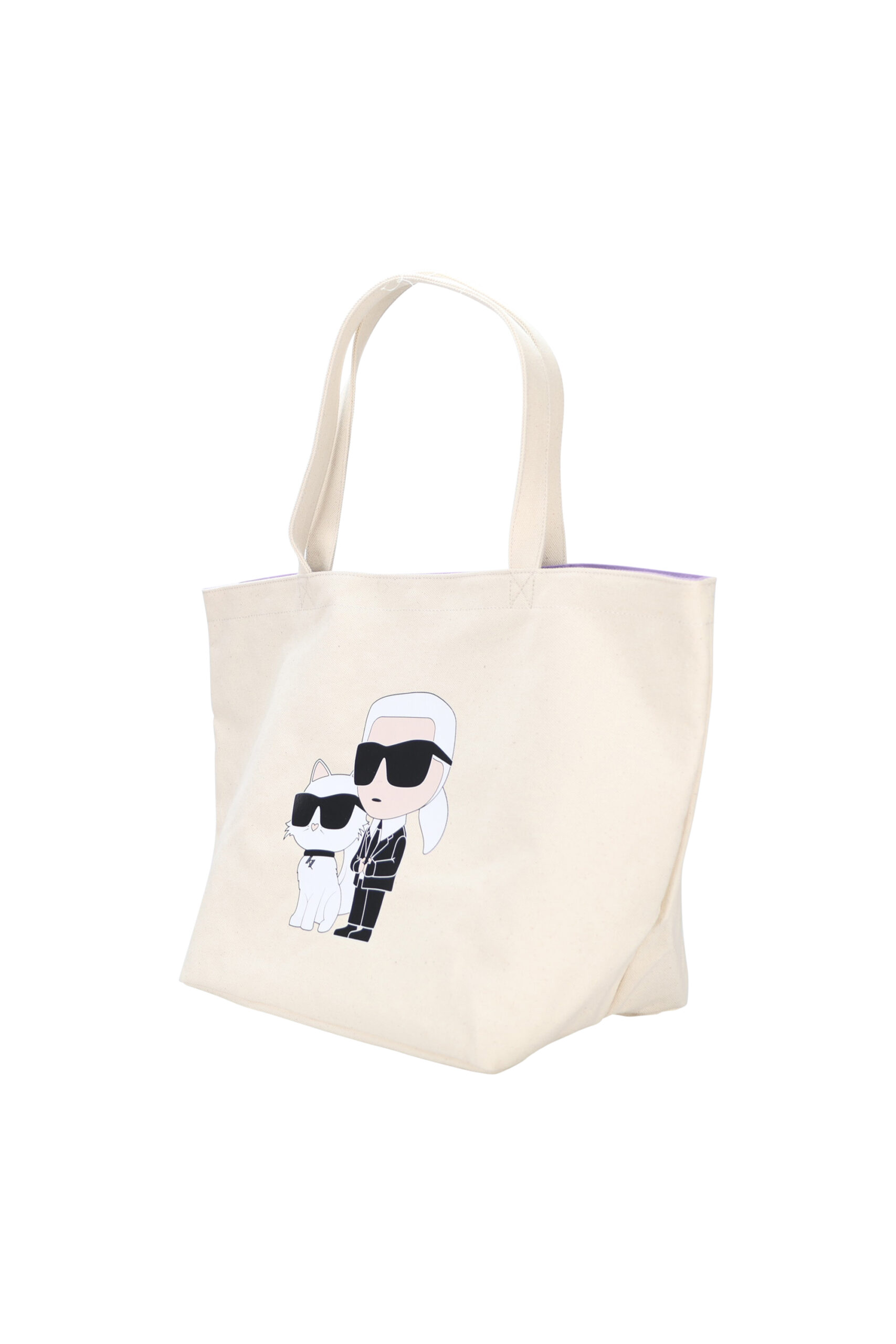 【送料&関税込】Maison KitsunAC White Shopper With Maxi Logo Maison Kitsuné White Shopper With Maxi Logo Lettering On The