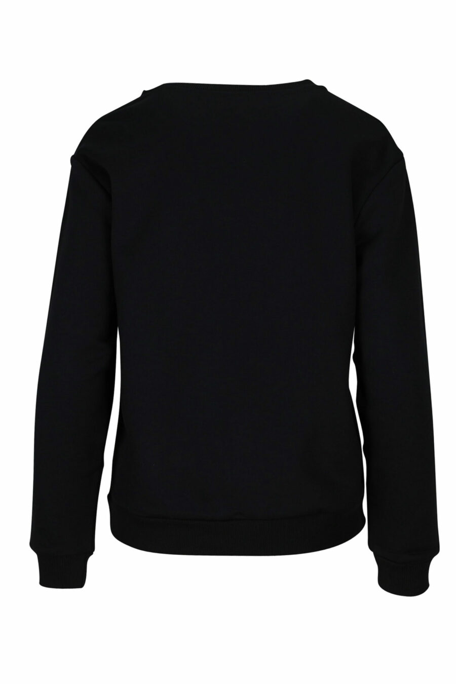 Schwarzes Sweatshirt mit monochromem Bandlogo an den Seiten - 889316614961 2 skaliert