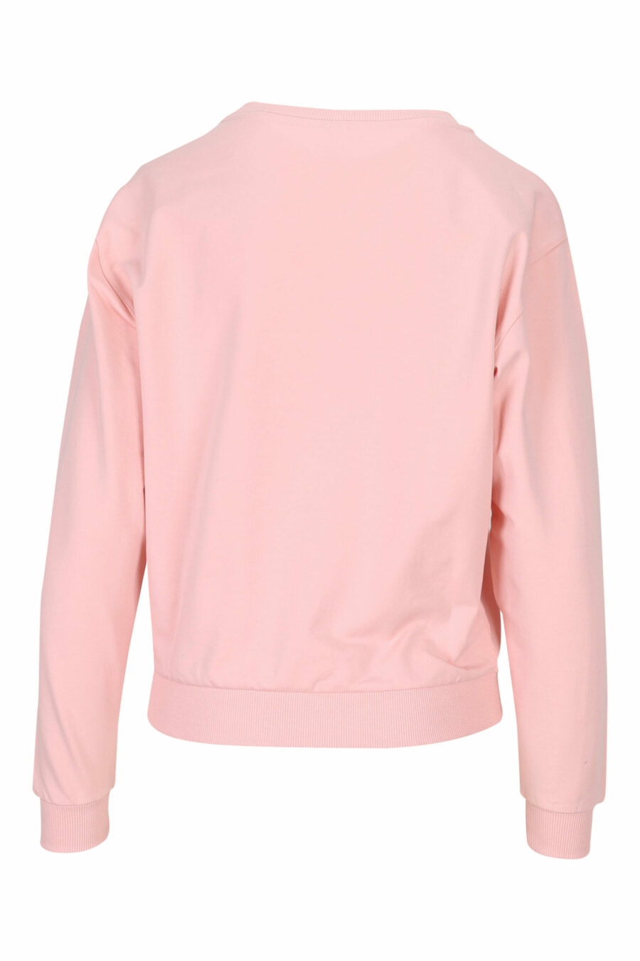 Pink sweatshirt with bear logo patch "underbear" - 889316618365 1 scaled