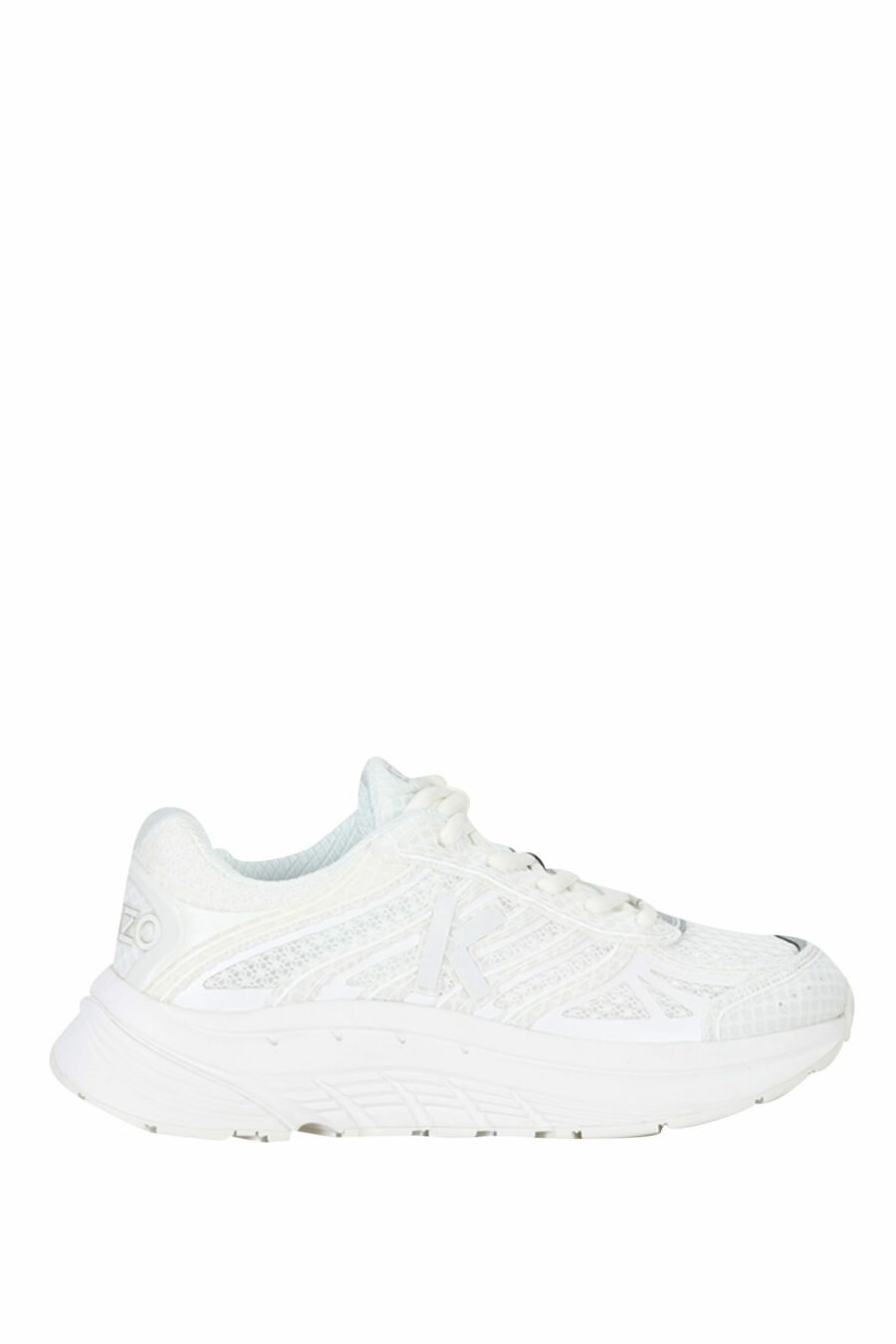 White trainers "kenzo tech runner" with white minilogo - 3612230549739 scaled