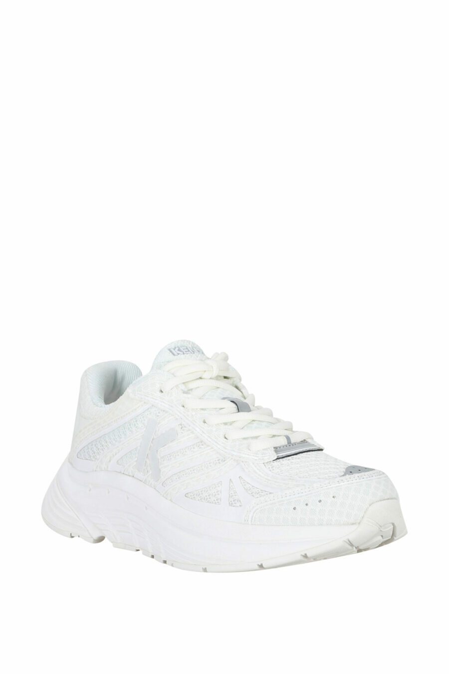 White trainers "kenzo tech runner" with white minilogo - 3612230549739 1 scaled