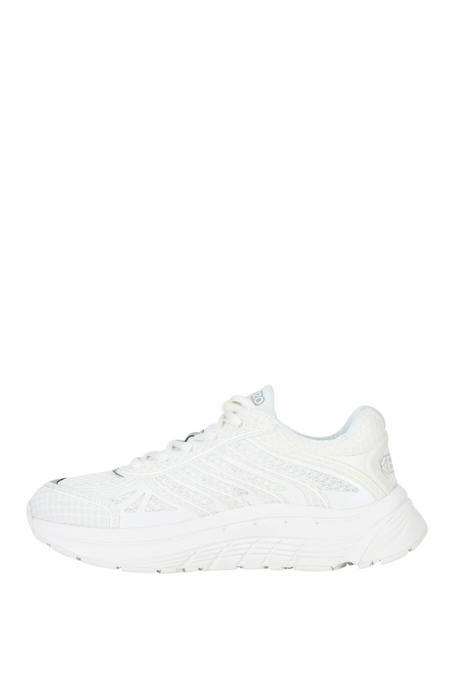 White trainers "kenzo tech runner" with white minilogo - 3612230549739 2 scaled