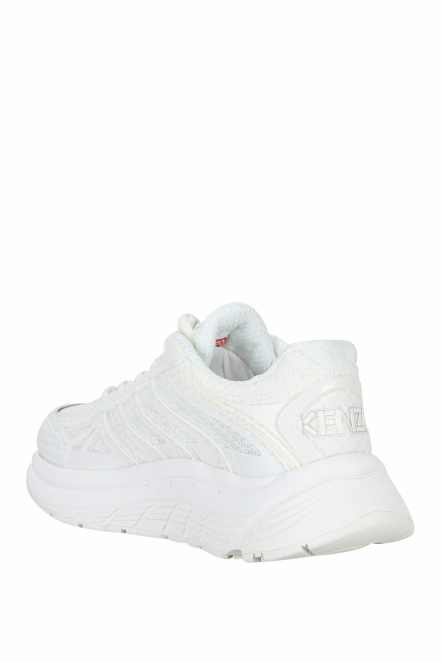 White trainers "kenzo tech runner" with white minilogo - 3612230549739 3 scaled