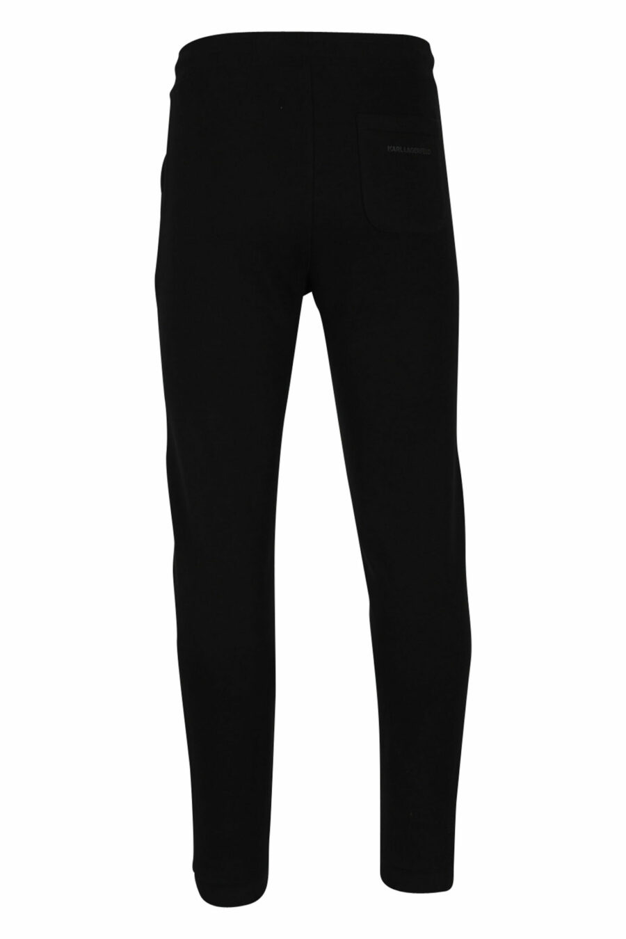 Tracksuit bottoms black with rubber mini-logo - 4062226393898 3 scaled