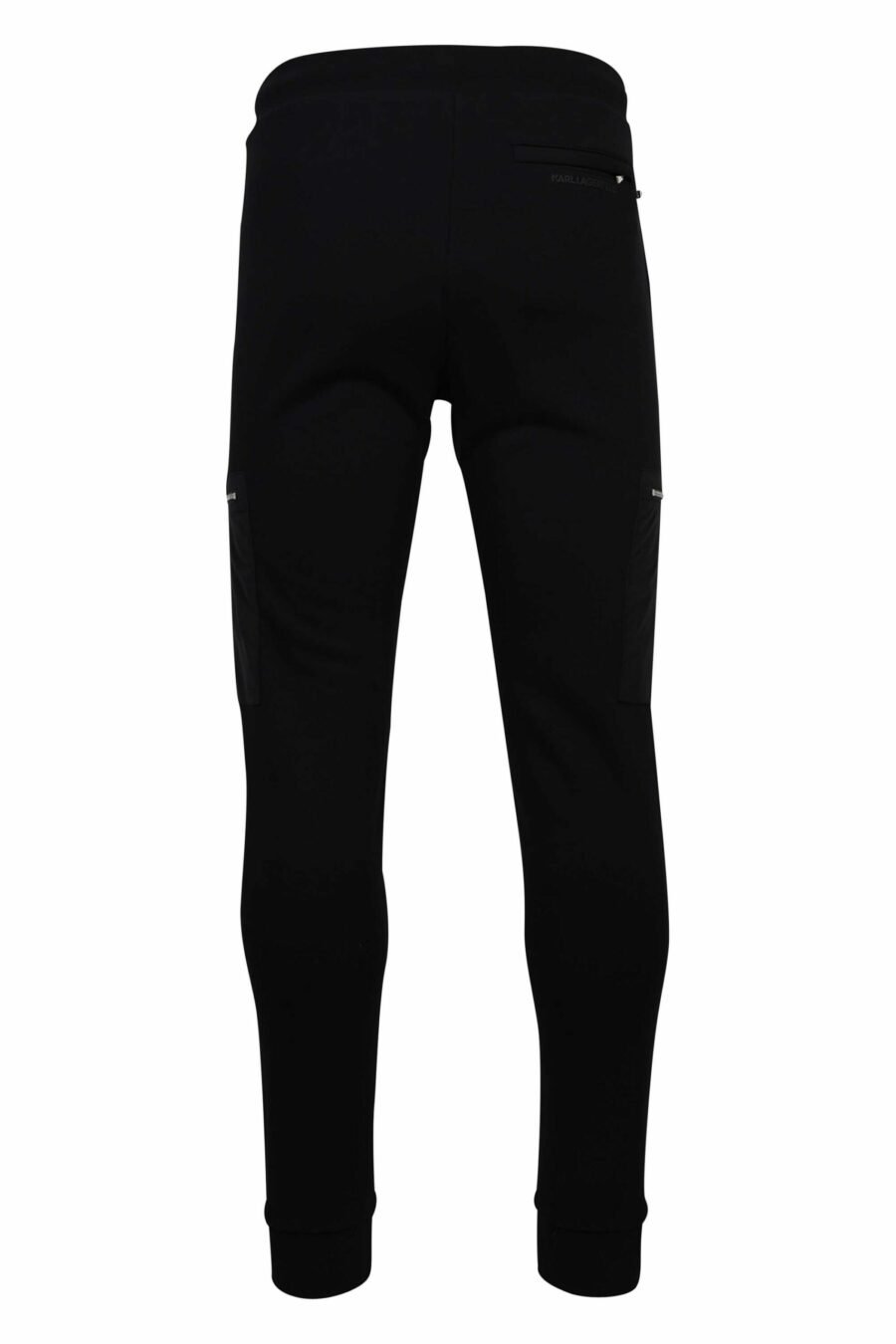 Pantalón de chándal negro con bolsillos laterales con cremallera - 4062226654265 2 1 scaled