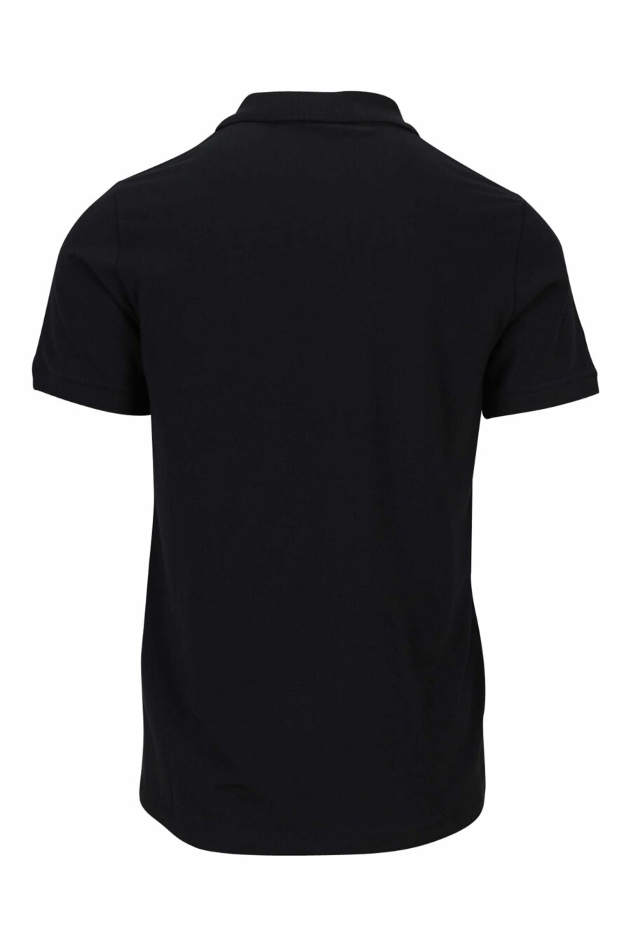Black polo shirt with black glossy logo - 4062226664301 1 1 scaled
