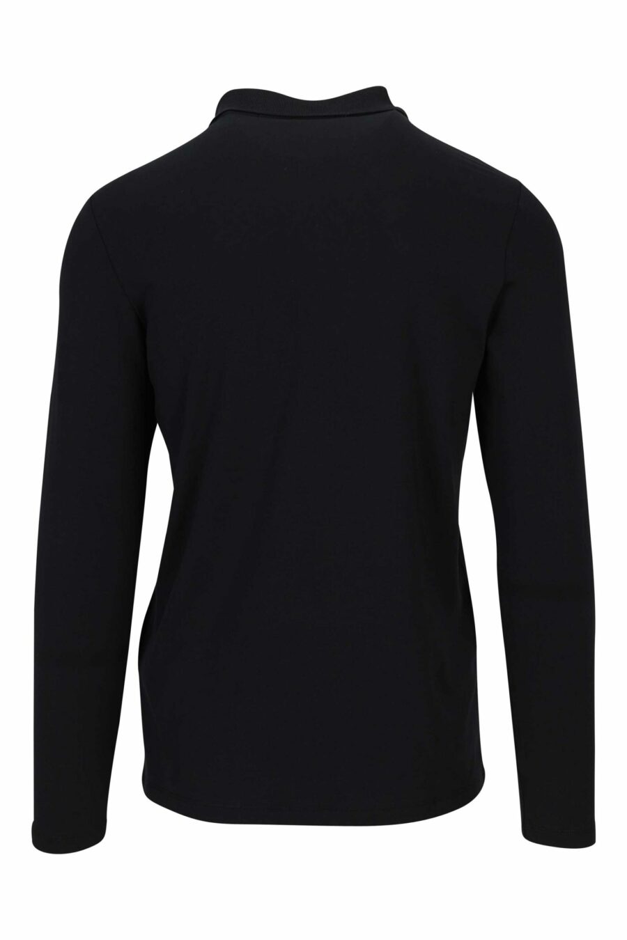 Langärmeliges schwarzes Poloshirt mit Tasche - 4062226690515 1 1 skaliert