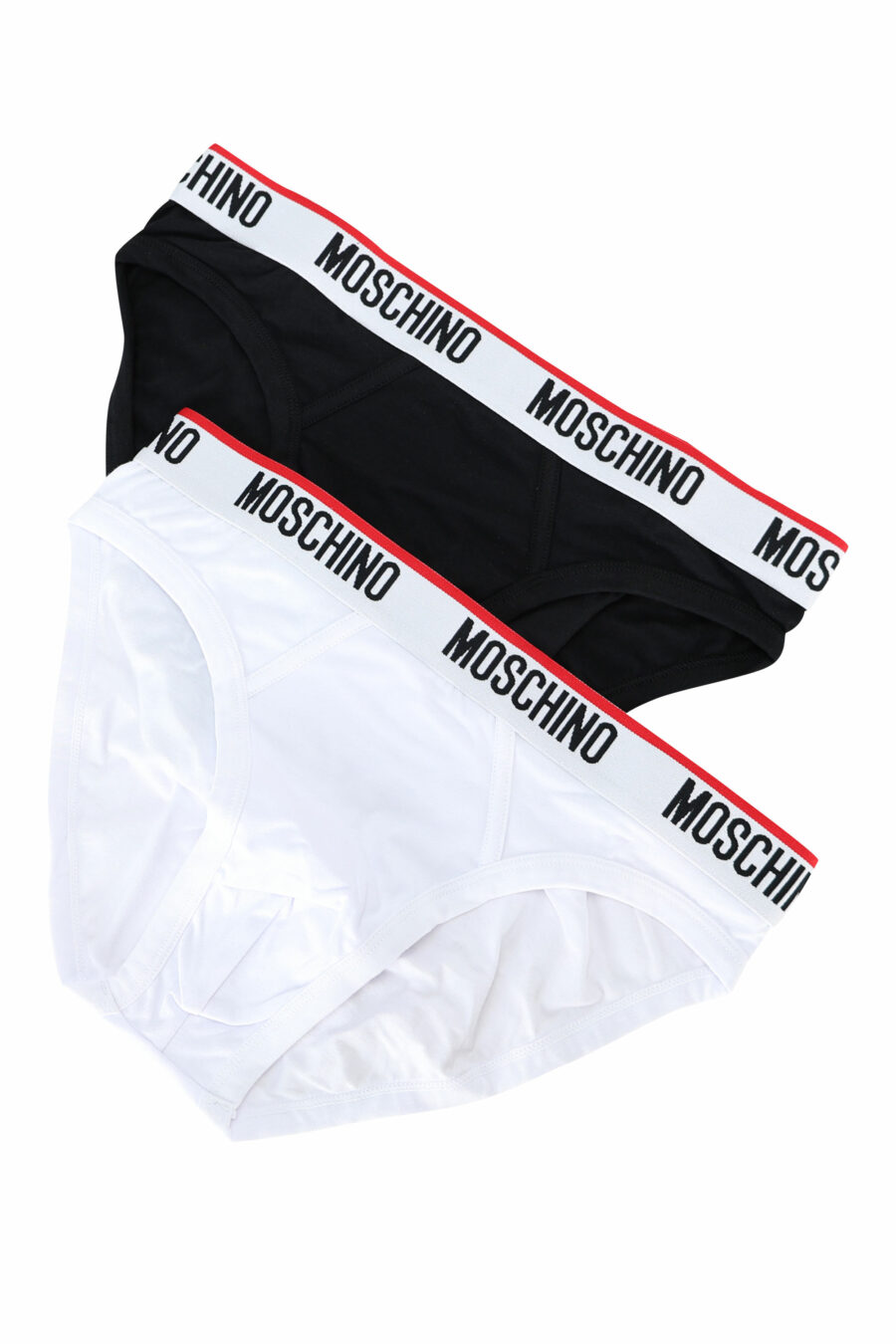Moschino - Calzoncillos negros con logo en cinta en cintura - BLS