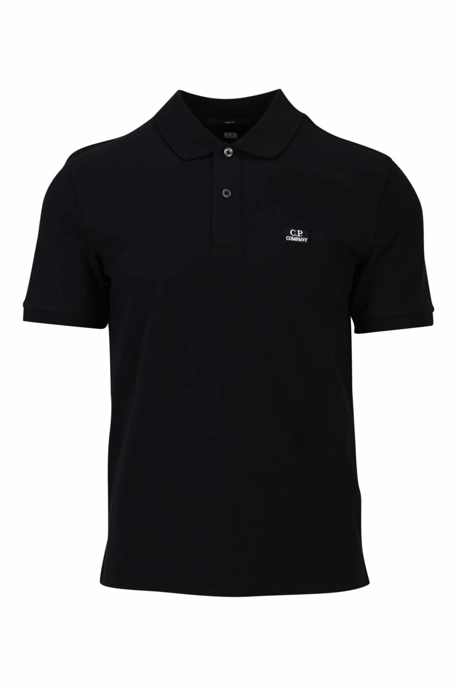 Schwarzes Poloshirt mit Mini-Logoaufnäher - 7620943564884 1 skaliert