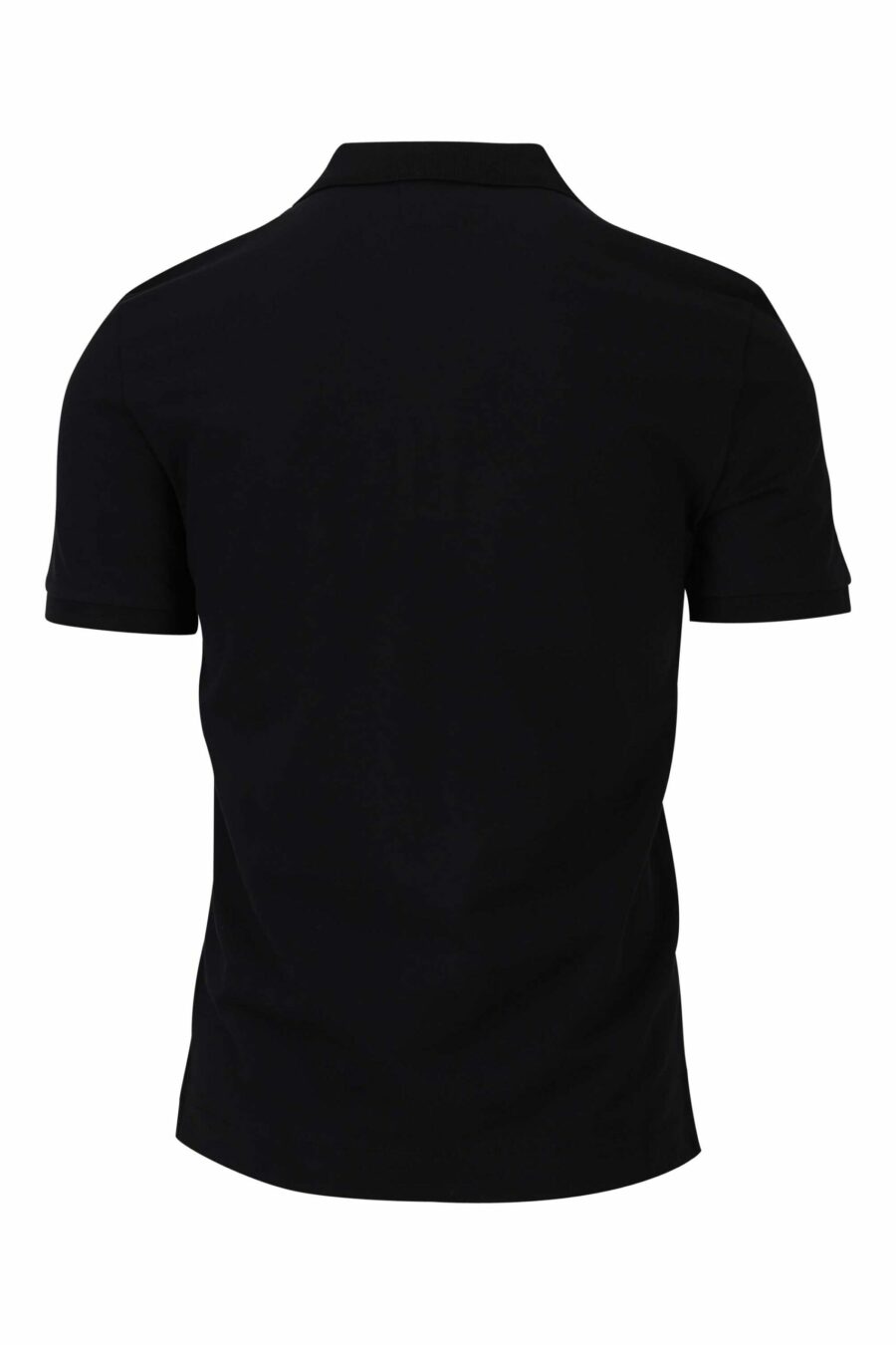 Black polo shirt with mini logo patch - 7620943564884 1 1 scaled