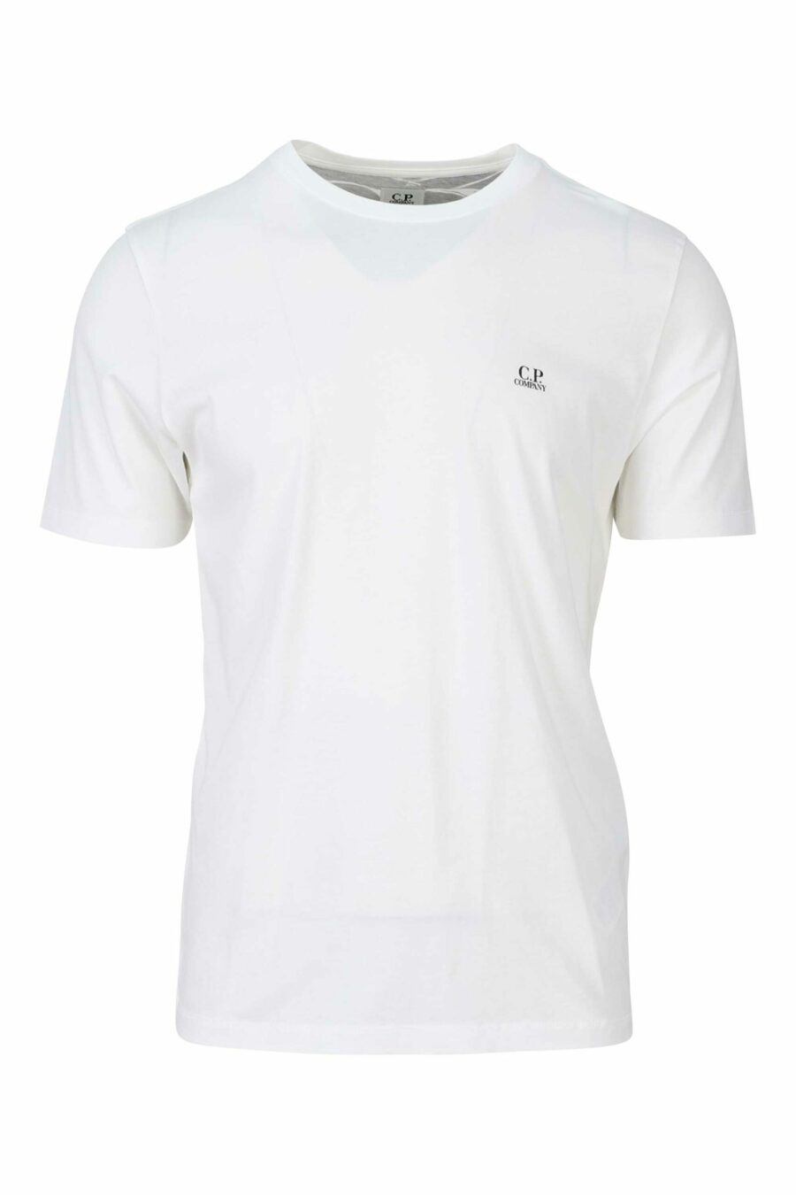 T-shirt blanc avec capuche et patch logo - 7620943570397 1 scaled