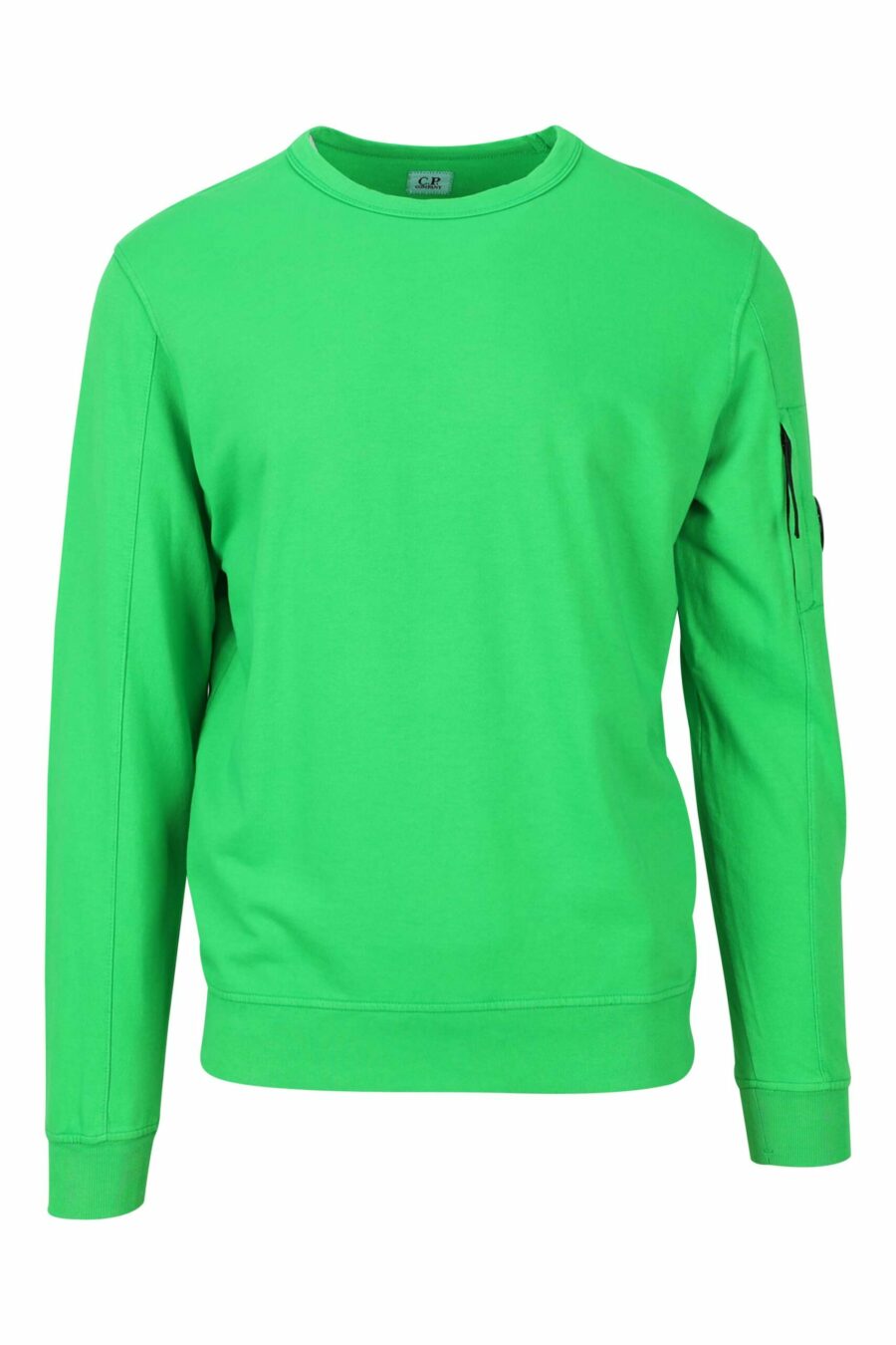 Grünes Sweatshirt mit minilogue Seitenlinse - 7620943586725 1 skaliert