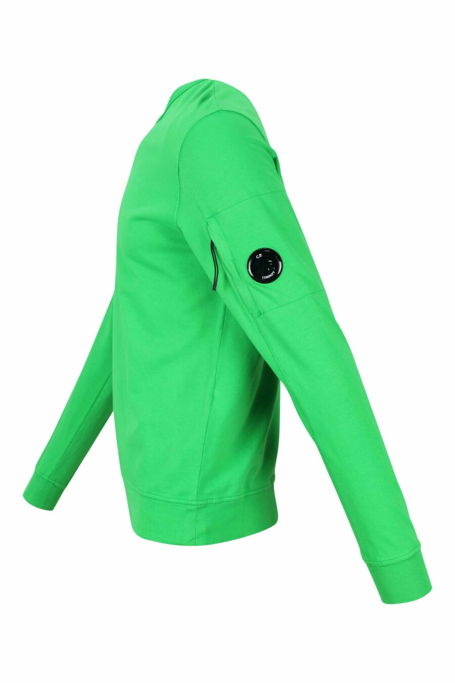 Grünes Sweatshirt mit minilogue Seitenlinse - 7620943586725 1 1 skaliert