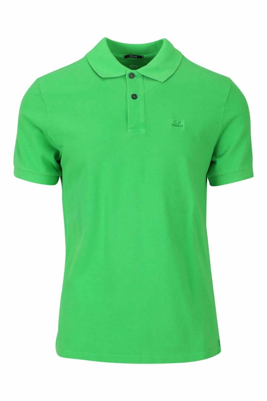 Green polo shirt with mini logo patch - 7620943642308 1 scaled