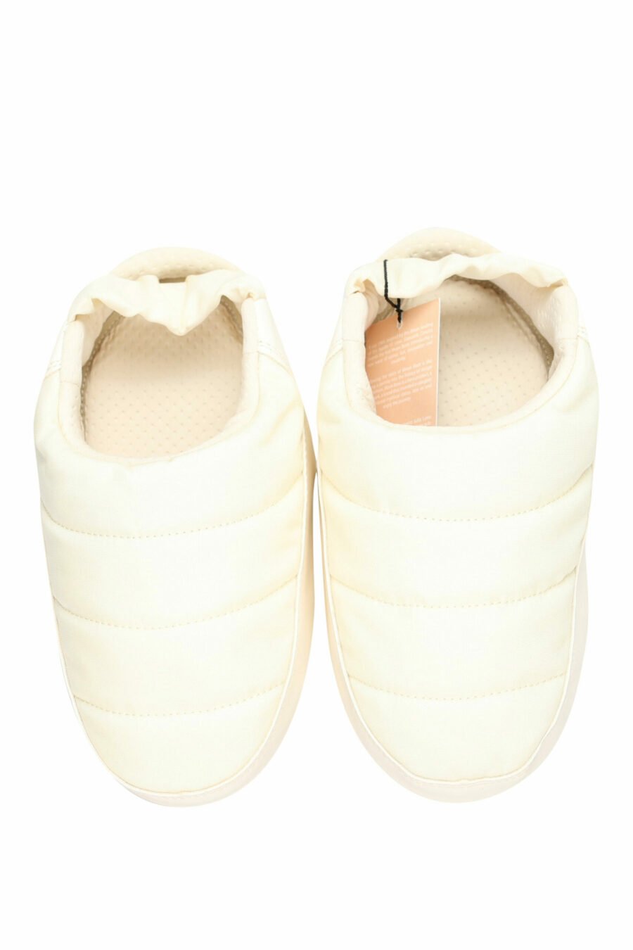 Sandalias blancas con minilogo blanco - 8050032004080 5 scaled