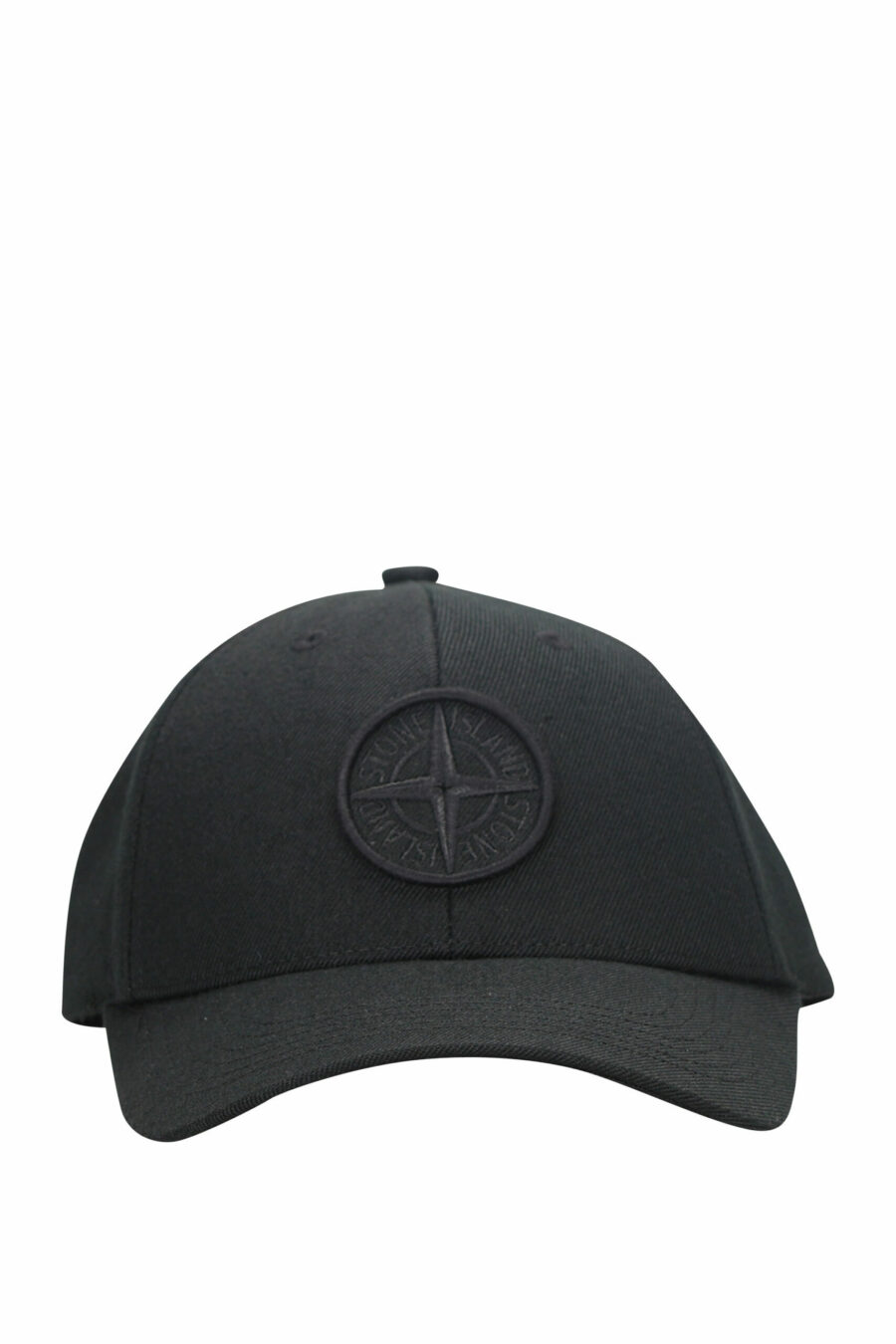 Black cap with embossed embroidered logo - 8052572734557 scaled