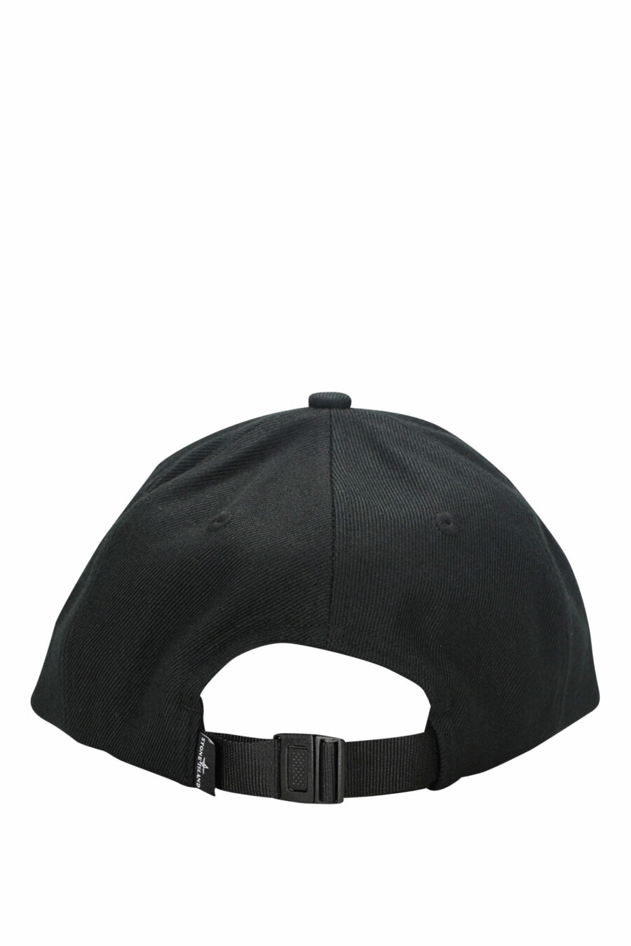 Black cap with embossed embroidered logo - 8052572734557 1 scaled