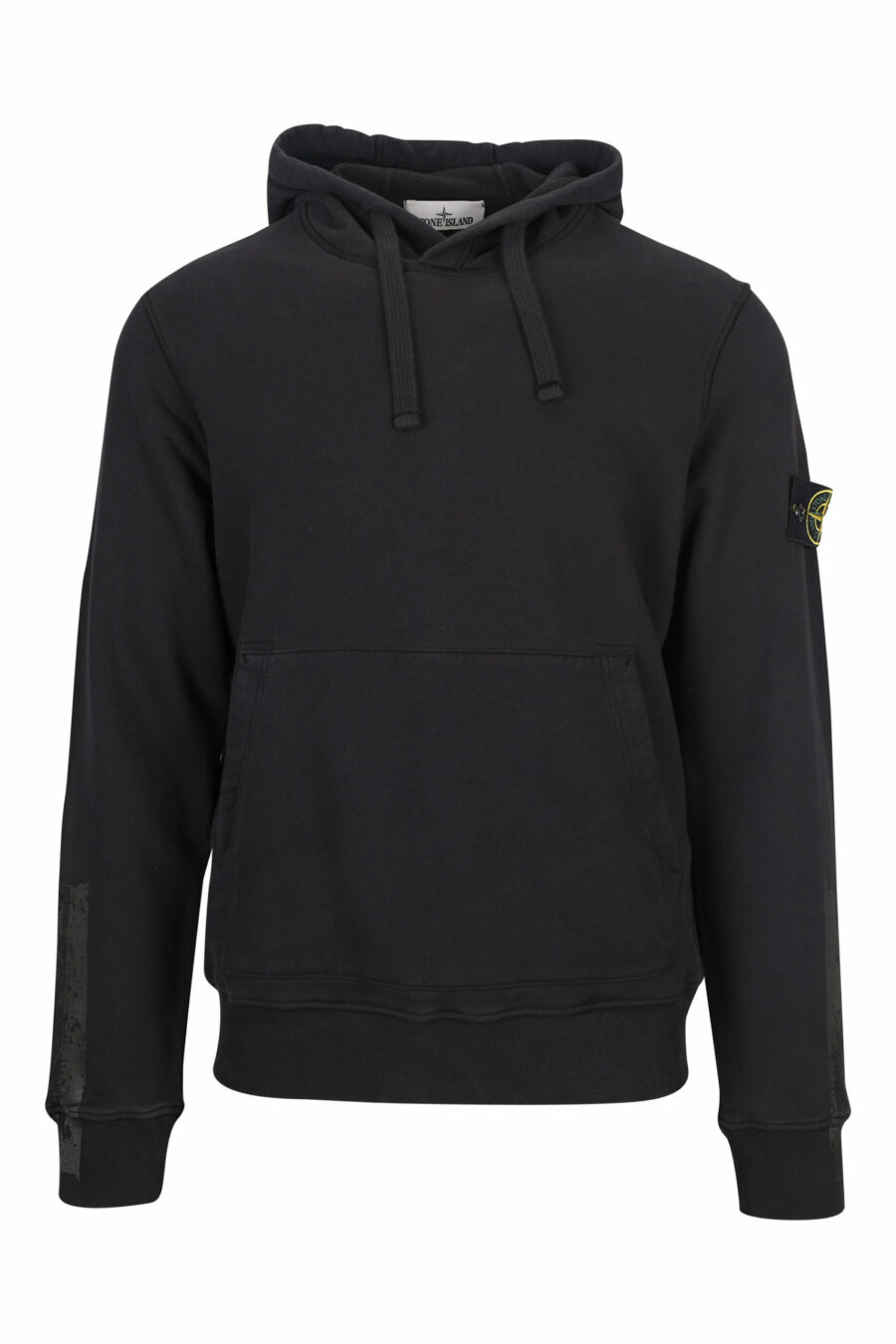Schwarzes Kapuzensweatshirt mit seitlichem Logo - 8052572736230 skaliert