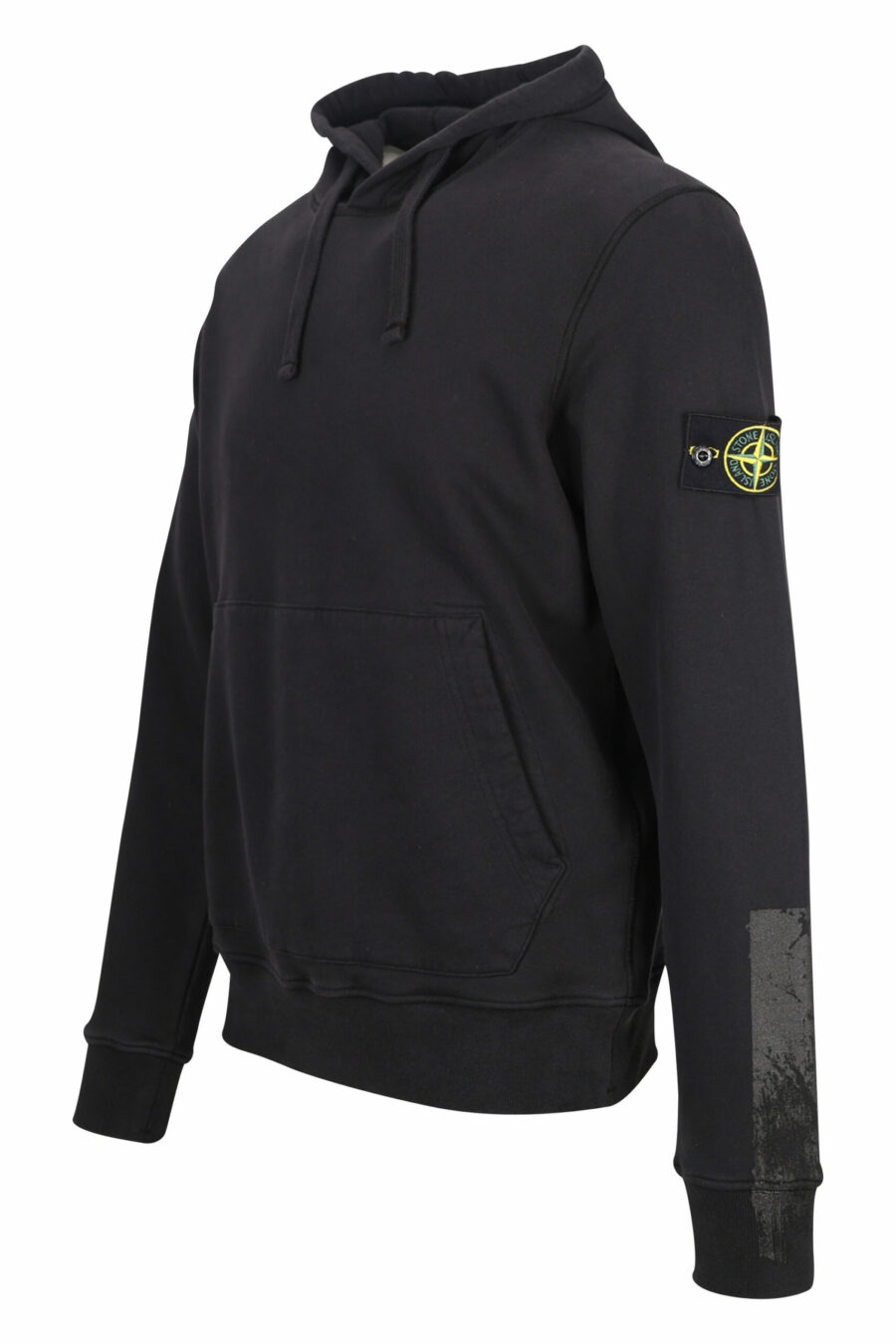 Schwarzes Kapuzensweatshirt mit seitlichem Logo - 8052572736230 1 skaliert