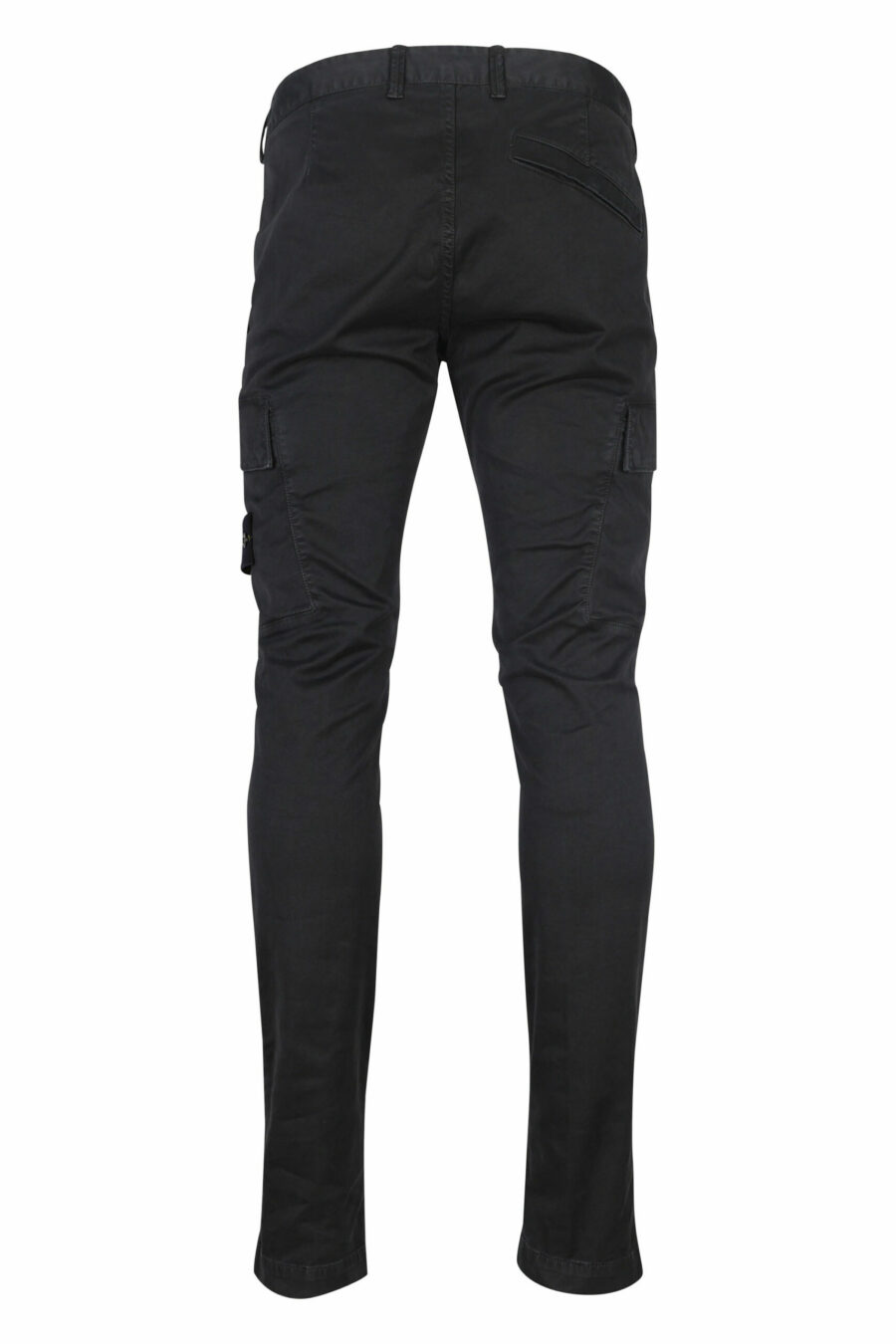 Pantalón negro "skinny" con logo lateral parche - 8052572762253 2 scaled