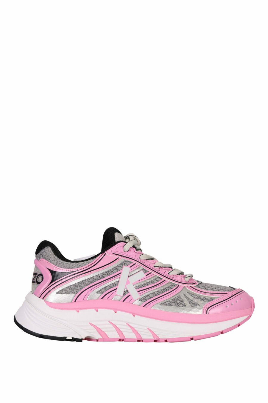 Zapatillas grises con rosa "kenzo tech runner" - 3612230548671 scaled